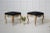 Pair of large upholstered stools in rococo style made during the rococo revival in the late 19th century. The stools are...