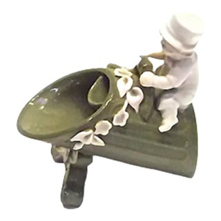 Antique 19th-C. Porcelain Salt Cellar For Sale