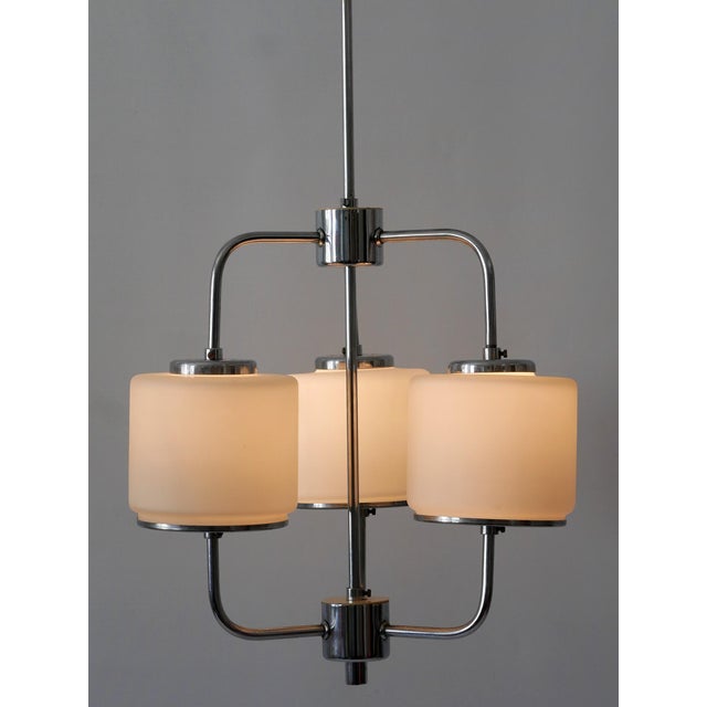Metal Art Deco Pendant Lamp, Germany, 1930s For Sale - Image 7 of 18