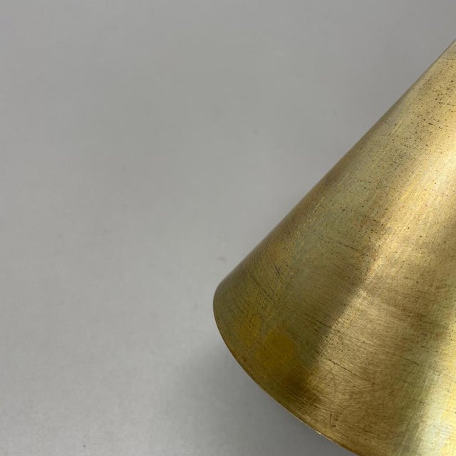 Gold Mid-Century Modern Brass Table Light in the style of Rupert Nikoll, Austria, 1950s For Sale - Image 8 of 18