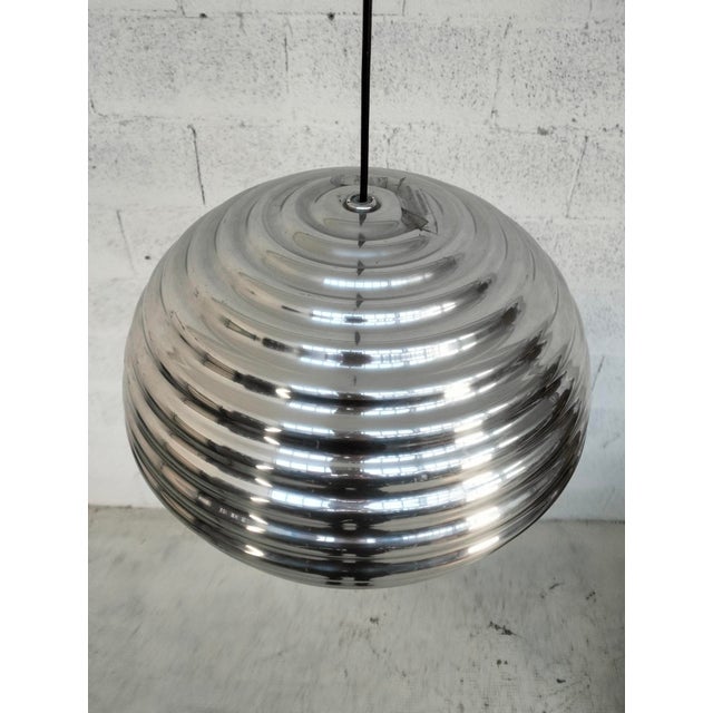 1960s Splugen Brau Pendant Lamp in Aluminum by Achille and Piergiacomo Castiglioni for Flos, 1970s For Sale - Image 5 of 13