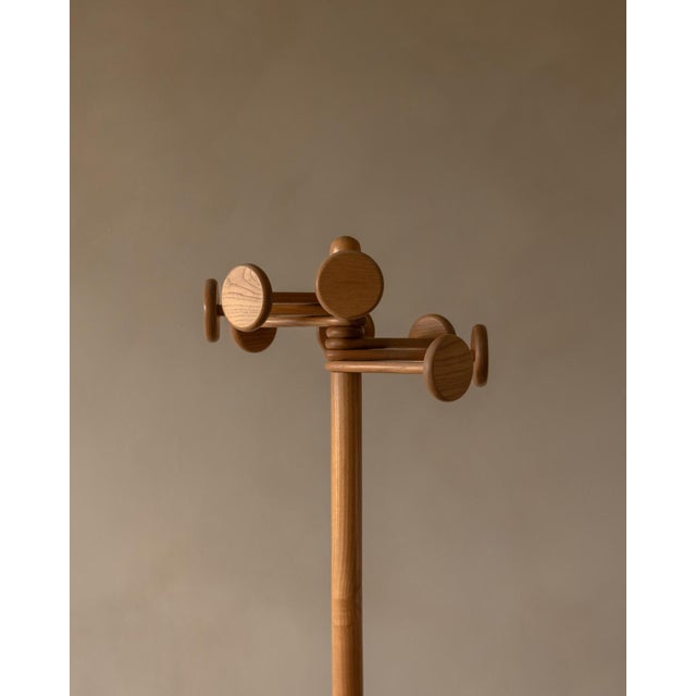 Vintage Standing Coat Rack by Hank Loewenstein, 1970s For Sale - Image 4 of 11