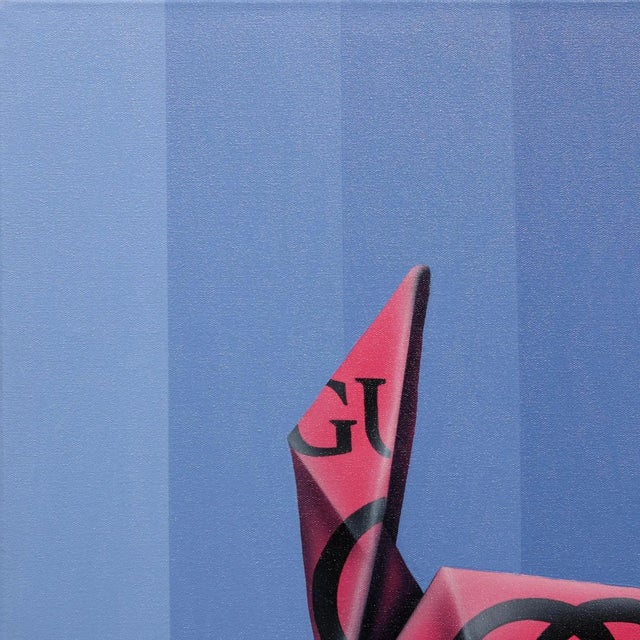 Emilio Rama's captivating pop art-inspired paintings featuring origami animal figures are a distinctive and original...