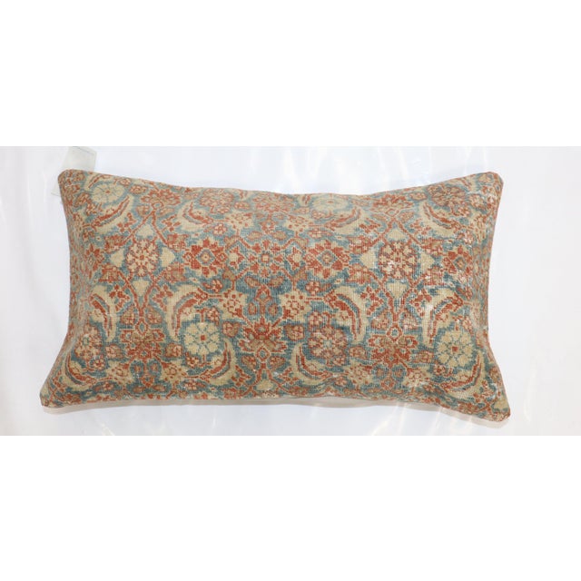 Contemporary Persian Senneh Bolster Rug Pillow For Sale - Image 3 of 6