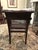 Vintage Louis IV Carved Mahogany Arm Chairs For Sale - Image 4 of 7