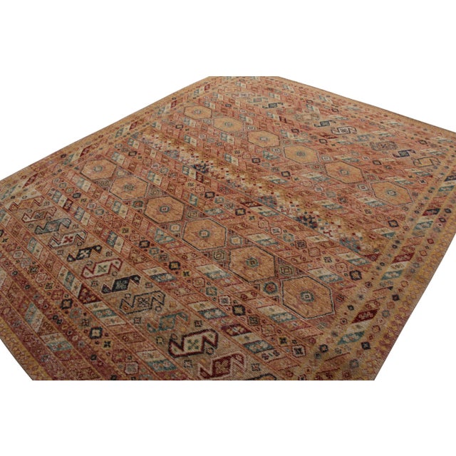 Tribal Rug & Kilim’s Raymond Rug in Rust, 6x9 For Sale - Image 3 of 6