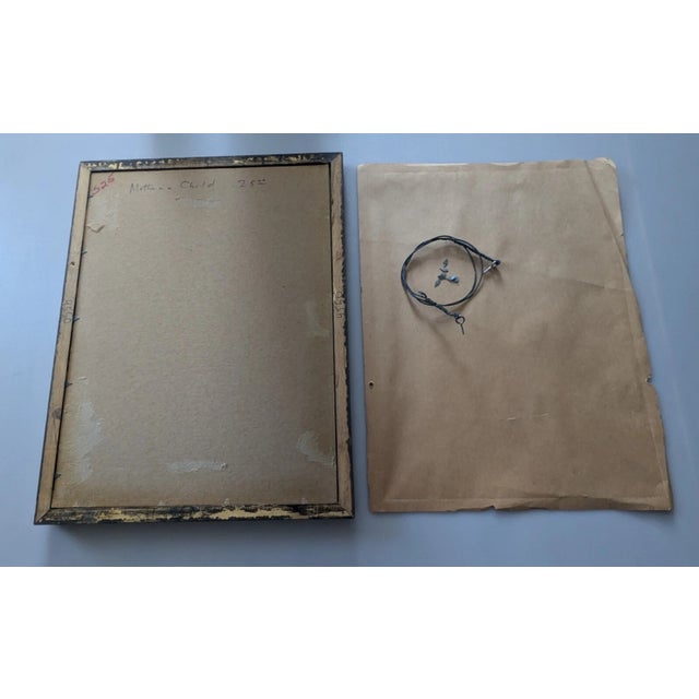 1965 Joseph Demarais "Mother and Child" Etching. Signed, "Artists Proof" Edition For Sale - Image 11 of 15