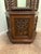 1970s Mid-20th Century Chinoiserie Carved Wood Pagoda Vitrine & Display Cabinet For Sale - Image 5 of 9