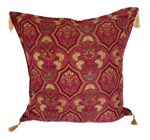 Kilim Patterned Hot Pink Pillow Cover