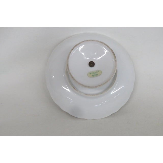 May Wine by Barrington Porcelain Pedestal Plate Compote Candy Dish Stand 5106b For Sale - Image 15 of 17