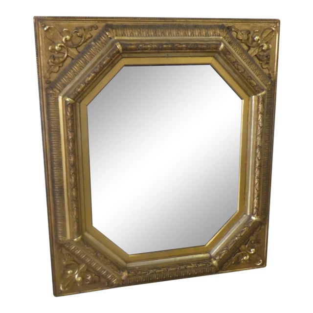 Parish Hadley Interior Antique Parcel Gilt Wall Mirror For Sale