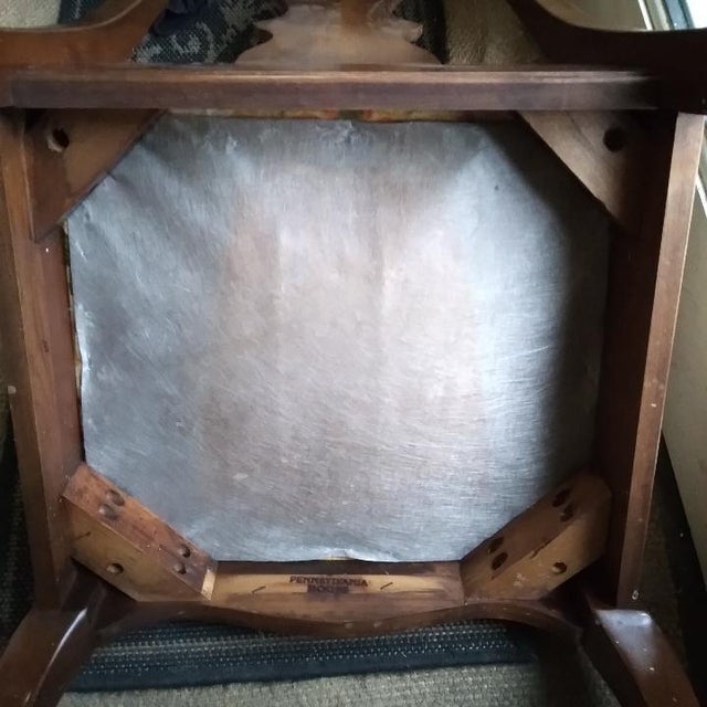 Vintage Pennsylvania House Cherry Wood Queen Anne Side Chair For Sale - Image 9 of 11