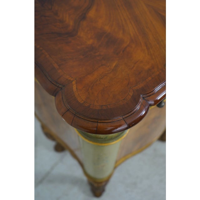 Wood Vintage 19th Century English Paint Decorated Walnut Sideboard For Sale - Image 7 of 12