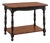 Mid 20th Century Old Chapel™ Solid Wood Turned-Leg Accent Table in Satin Walnut & Dark Walnut For Sale