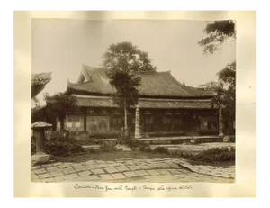 Unknown - Ancient Views of the Temple of the Queen of the Sky in Canton - 1890s