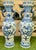 Pair of Antique Ming Dynasty Porcelain Temple Vases with Elephant Handles & Dragon Motifs – Xuande Mark A superb and...