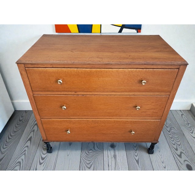Wood Mid-Century Modern Chest of Drawers in Teak, 1950s For Sale - Image 7 of 18