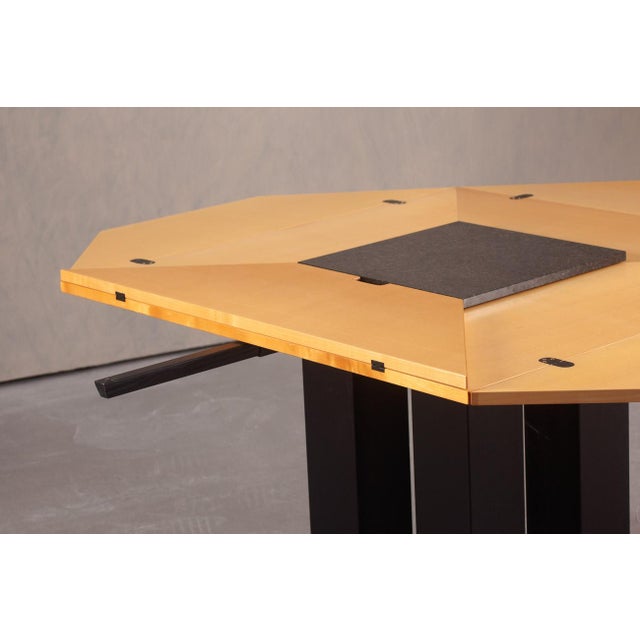 Vintage Cirkante Dining Table by Bob Van Den Berghe for Tranekaer, Denmark, 1990s For Sale - Image 10 of 13