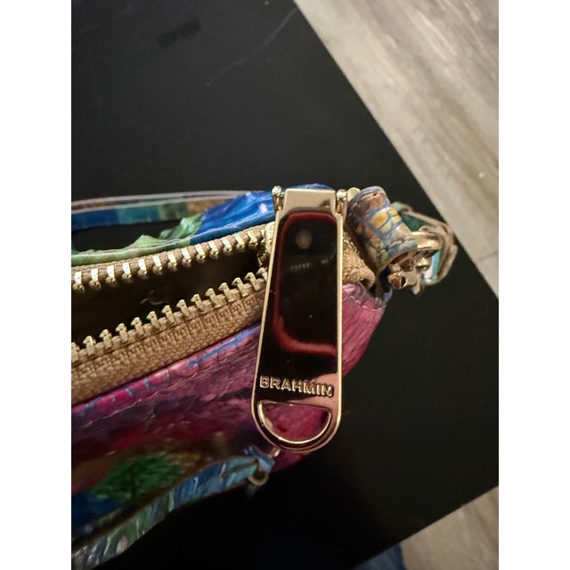 Abstract Brahmin Duxbury Azalea Rainbow Shoulder Satchel Bag Rare For Sale - Image 3 of 12