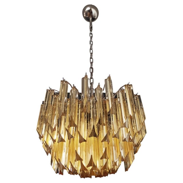 Vintage Italian Chandeliers in Murano For Sale - Image 4 of 14