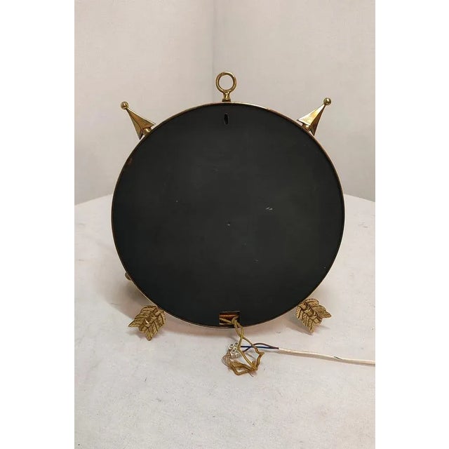 Gold Wall Lamp, Spain, 1960s For Sale - Image 8 of 11