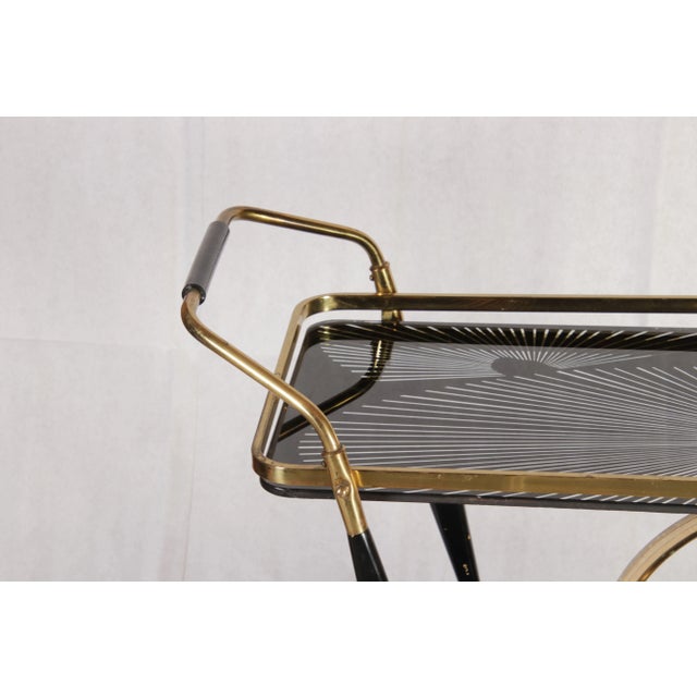 Tea Serving Cart by Cesare Lacca for Cesare Lacca, Italy, 1950s For Sale - Image 14 of 18