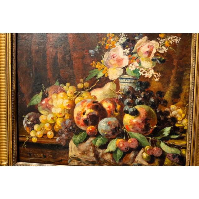 Early 19th Century Nature Morte Still Life Painting by Aimé Perret