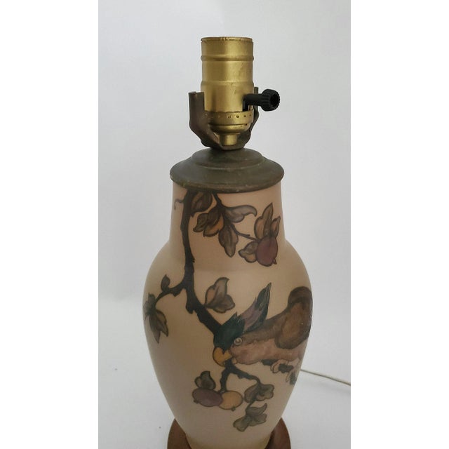 Wood Lamp Parrot Denmark 1930s For Sale - Image 7 of 9