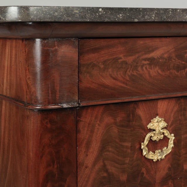 19th Century Louis Philippe Mahogany Commode For Sale - Image 10 of 12