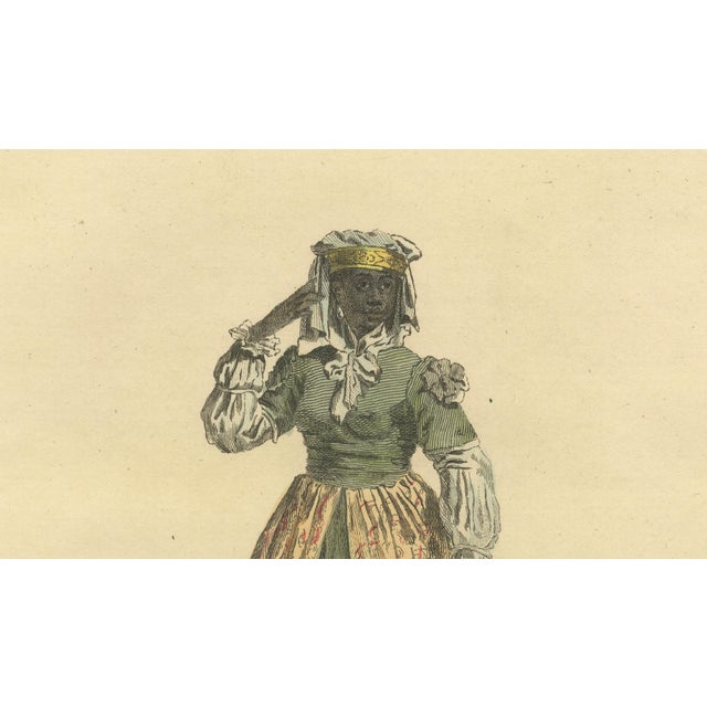 European School Artist, Habit of a Woman of Fez in Africa, 1749, Engraving For Sale - Image 4 of 10