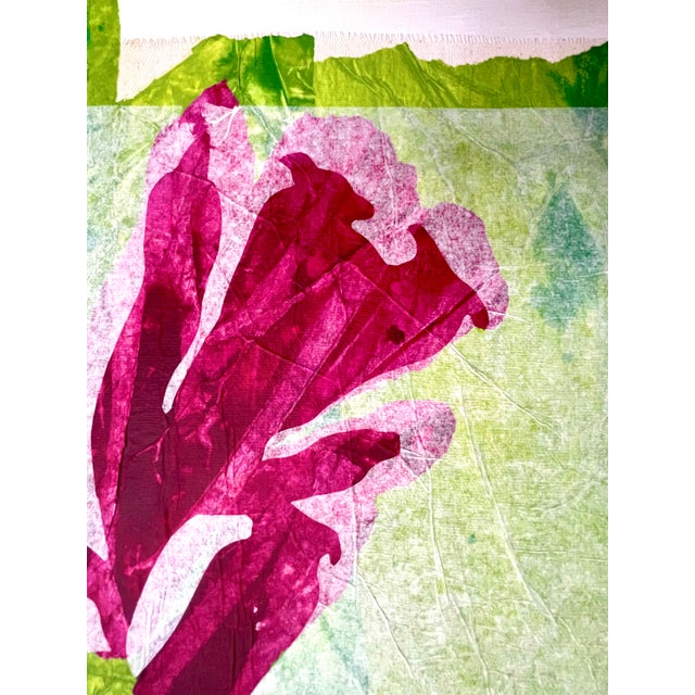 Maria Donata Papadia, Cestrum, Mixed Media Paper Collage For Sale - Image 6 of 11