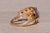 Gold The 11th Street: Big Cat Sapphire and Diamond Ring in Yellow Gold For Sale - Image 8 of 12