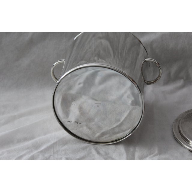 Silver Ice Bucket with Lid, 1970s For Sale - Image 10 of 18