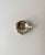 Traditional Early 20th Century Sterling Silver Salt Cellar and Spoon For Sale - Image 3 of 7