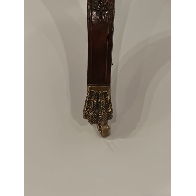 Wood Center Hall Mahogany and Lacquered Coconut Shell Round Table For Sale - Image 7 of 13