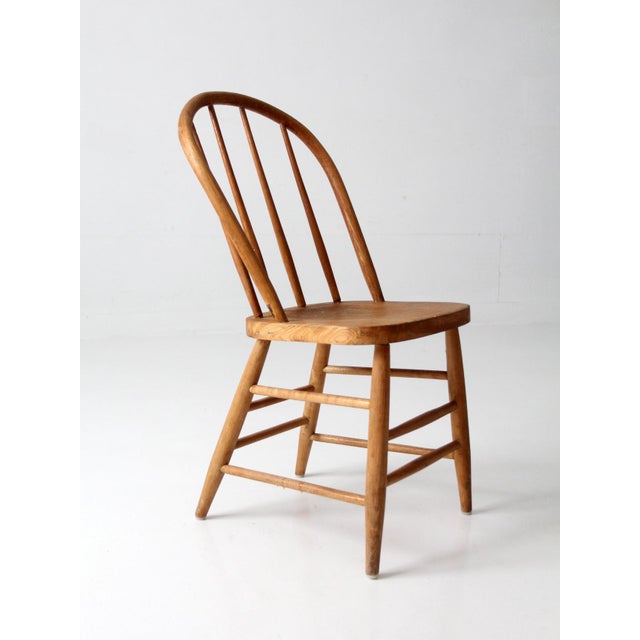 Antique Windsor Style Bow Back Dining Chair For Sale - Image 12 of 14
