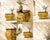 French Provincial Bombe Commode With Marble Top in Distressed Mustard Finish For Sale - Image 14 of 14
