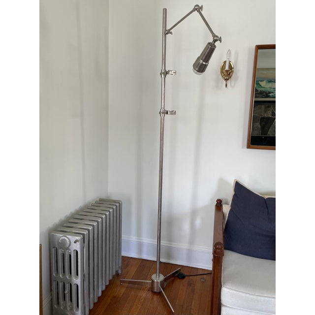 Mid 20th Century Arredoluce Style Chrome Easel Lamp For Sale - Image 11 of 11