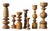 Scandinavian Wooden Candleholders, Set of 7 For Sale