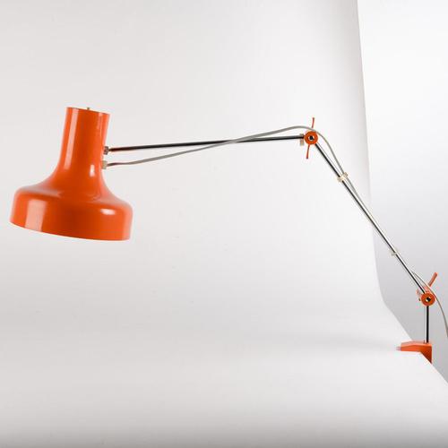 Orange Lamp by Josef Hůrka for Napako, 1970s For Sale - Image 3 of 10