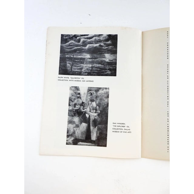 Paper Vintage 1954 Art Department University of Texas, Austin Catalog For Sale - Image 7 of 11