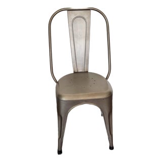 Vintage Steel Cafe Chair From Retired Restoration Hardware Collection For Sale