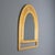 Vintage Bamboo Wall Mirror, 1980s For Sale - Image 3 of 9