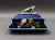 Mottahehedeh Italy Majolica Cobalt Floral Bird Finial Covered Dish With Tray. Measures approximately Top dish: 6" long, 4"...