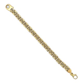 Late 20th Century 14k Yellow Gold Bracelet For Sale