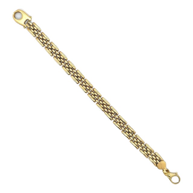 Late 20th Century 14k Yellow Gold Bracelet For Sale