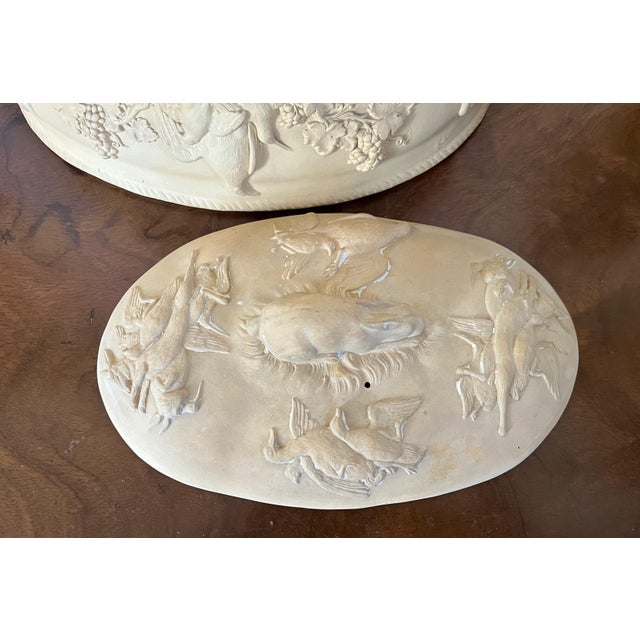 Antique 19th Century Wedgwood Caneware Game Pie Dish or Tureen With