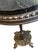 Black Rembrandt Iron/ Marble Toped Side Table With Original Old Green and Gold Paints, C1920 For Sale - Image 8 of 8