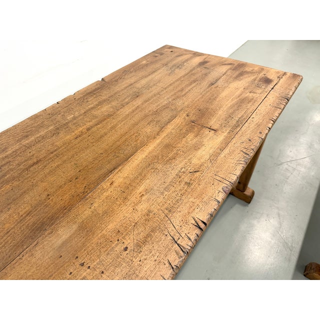 Vintage Beech Community Tables, 1950s, Set of 2 For Sale - Image 13 of 18