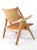 Ch28 Sawbuck Armchair by Hans J. Wegner for Carl Hansen & Son, Denmark, 1970s For Sale - Image 9 of 9